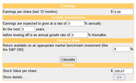 dcf model for Ingles