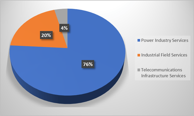 Segment wise revenue