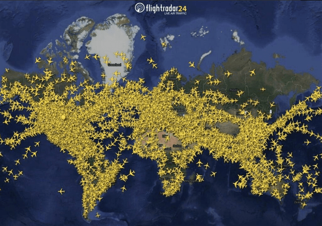 flight radar record flights