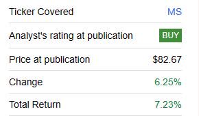 Morgan Stanley - last rating