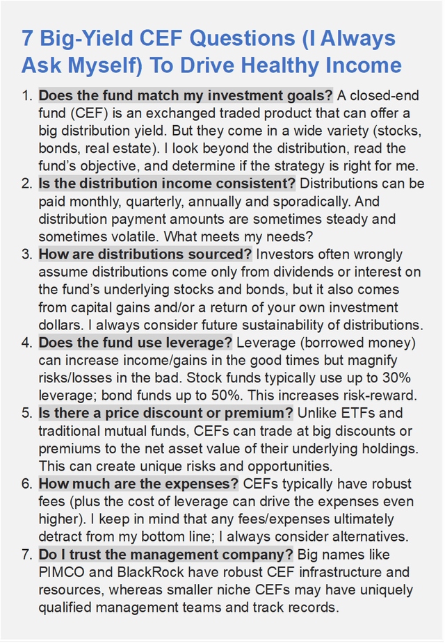 CEF Questions